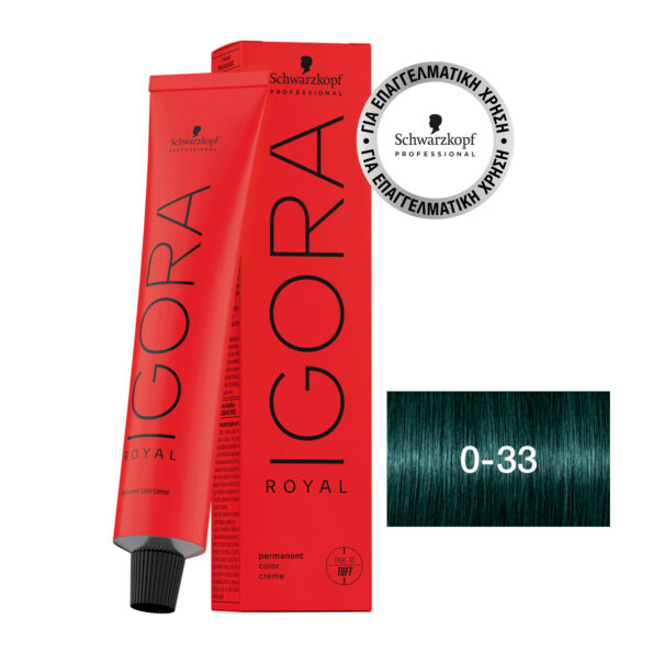 IGORA ROYAL 0-33 Αντι-Κόκκινο Μίξτον 60 ml