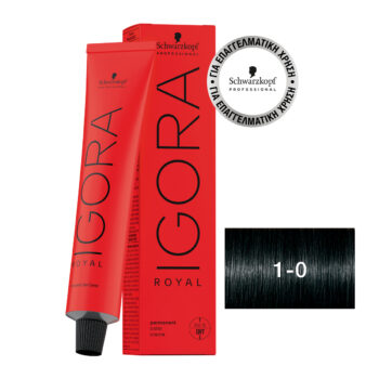 IGORA ROYAL 1-0 Μαύρο Φυσικό 60 ml