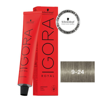 IGORA ROYAL 9-24 Ξανθό Πολύ Ανοιχτό Φυμέ Μπεζ 60ml