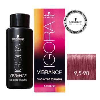 IGORA VIBRANCE 9,5-98 Ξανθό Ιβουάρ Βιολέ Κόκκινο 60 ml