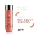 System Solar Hair & Body Σαμπουάν 250ml