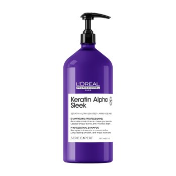 L'Oréal Professionnel Keratin Alpha Sleek Σαμπουάν Αναδόμησης/Θρέψης & Όγκου 1500ml